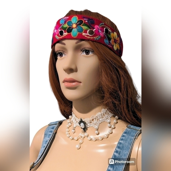 Peruvian handmade headbands Boho/Summer Floral Style - Picture 7 of 13